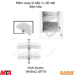 Mâm xoay Garis GS01.80E