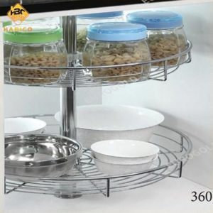 Mâm xoay tròn inox Eurogold TR360A