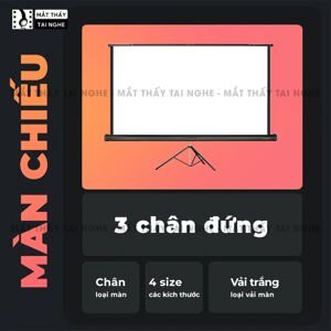 Màn chiếu inox Prima 3 chân - 120 x 90 inch (3.0m x 2.25m)