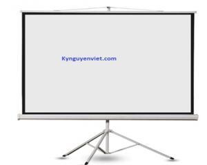 Màn chiếu ba chân Dalite  - 80 x 80 inch, (2.03m x 2.03m)