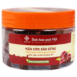 Mận cơm xào gừng Hồng Lam 200g