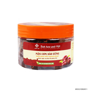 Mận cơm xào gừng Hồng Lam 200g