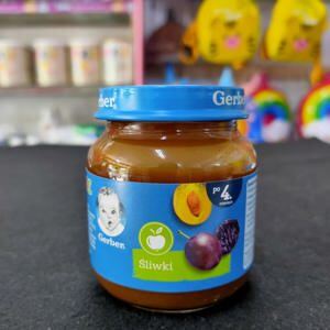 Mận đen nghiền chống táo bón Gerber - Nga 80gr 4m+