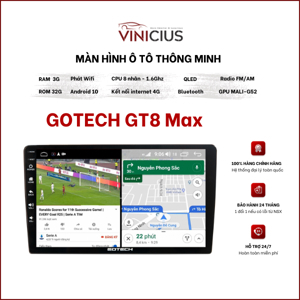 Màn hình Android GOTECH GT8 Max