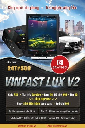 Màn hình Bravigo Vinfast Lux