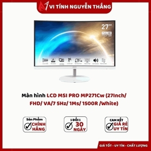 Màn hình cong MSI MP271CW 27" (1920 x 1080/75Hz/1 ms)