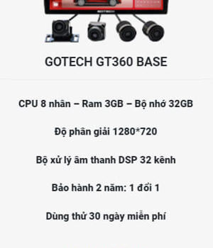 Màn hình Gotech GT360 Base