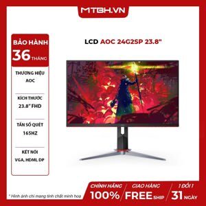 Màn hình máy tính AOC 24G2SP - 23.8 inch