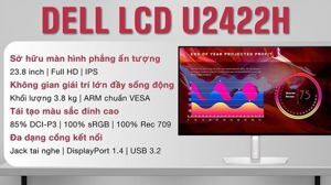 Màn hình máy tính Dell Ultrasharp U2422H - 23.8 inch