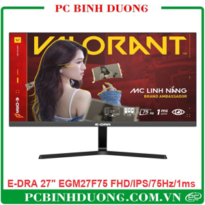 Màn hình máy tính E-Dra EGM27F75 27 inch