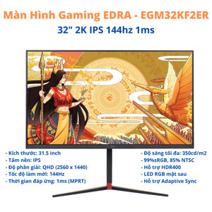 Màn hình máy tính E-dra EGMKF2ER - 32 inch