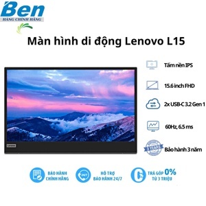 Màn hình máy tính Lenovo L15 A21156FX0 66E4UAC1WW - 15.6 inch