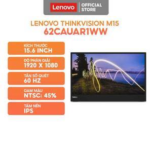 Màn hình máy tính Lenovo ThinkVision M15 62CAUAR1WW - 15.6 inch
