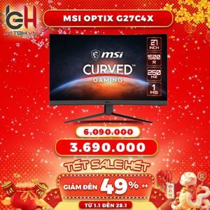 Màn hình máy tính MSI Optix G27C4X - 27 inch