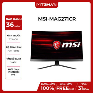 Màn hình máy tính MSI Optix MAG271CR - 27 inch, Full HD(1920 x 1080)