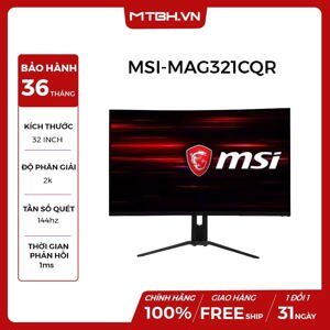 Màn hình máy tính MSI Optix MAG321CQR - 31.5 inch