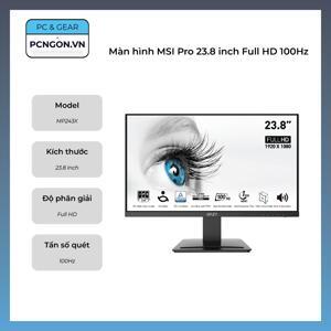 Màn hình máy tính MSI Pro MP243X - 23.8 inch