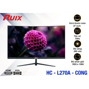 Màn hình máy tính Ruix HC-L270A - 27 inch, cong