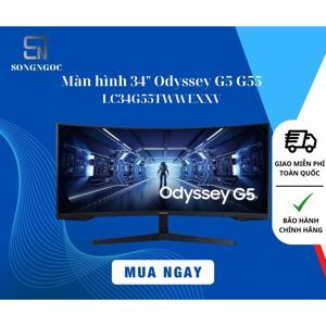 Màn hình máy tính Samsung Odyssey G5 LC34G55TWWEXXV - 34 inch