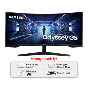 Màn hình máy tính Samsung Odyssey G5 LC34G55TWWEXXV - 34 inch
