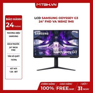 Màn hình máy tính Samsung Odyssey G3 LS24AG320NEXXV 24 inch FHD
