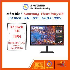 Màn hình máy tính Samsung ViewFinity S8 LS32B800PXEXXV - 32 inch