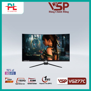 Màn hình máy tính VSP VG277C - 27 inch