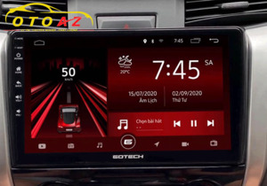 Màn hình ô tô thông minh Gotech cho xe Nissan Navara