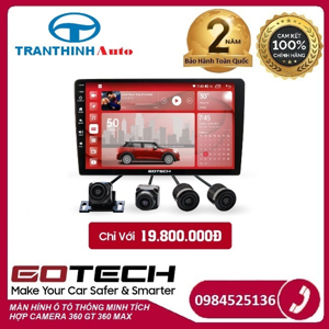 Màn hình ô tô thông minh tích hợp camera 360 độ GOTECH GT360