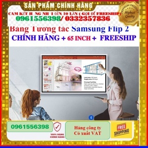 Màn hình tương tác Samsung Flip 65 inch 4K LH65WMRWBGCXXV