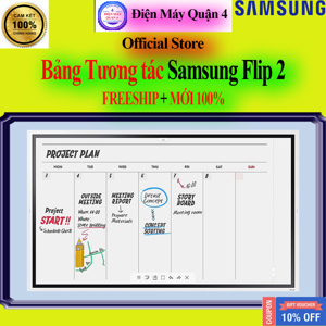 Màn hình tương tác Samsung Flip 65 inch 4K LH65WMRWBGCXXV