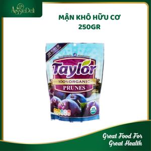 Mận sấy dẻo hữu cơ Taylor Brunes 100% Organic 250g