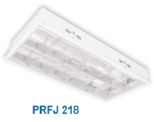 Máng đèn huỳnh quang âm trần Paragon PRFJ218 (PRFJ 218)
