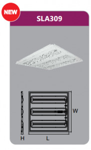 Máng đèn Led âm trần Duhal SLA309 - 30W