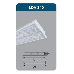 Máng đèn Led T8 Duhal LDA240