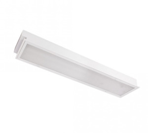 Máng đèn led tán quang âm trần chụp mica 1x9w Duhal LLA109