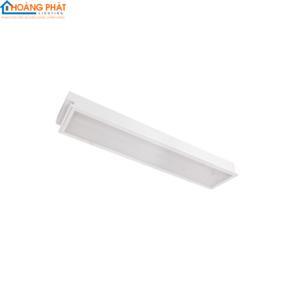 Máng đèn led tán quang âm trần chụp mica 1x9w Duhal LLA109
