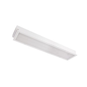 Máng đèn led tán quang âm trần chụp mica 1x9w Duhal LLA109