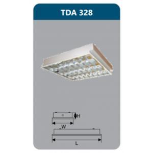 Máng đèn phản quang âm trần T5 3x28W Duhal TDA-328