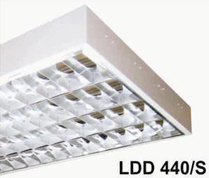 Máng đèn phản quang gắn nổi Duhal LDD440