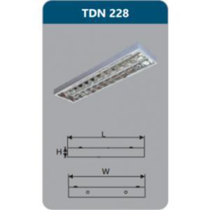 Máng đèn phản quang gắn nổi T5 2x28W Duhal TDN-228