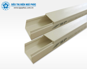 Máng ghen luồn dây điện có nắp Sino GA100/02