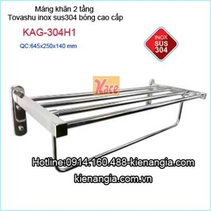 Máng khăn inox Tovashu 304-H1