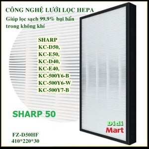 Màng lọc Hepa Sharp FZ-D50HF