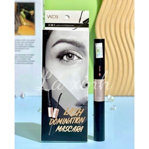 Mascara làm cong và dài mi không thấm nước Vacosi Lash Domination Mascara 7ml