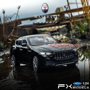 Xe mô hình Maserati Levante Welly Đen 1:24