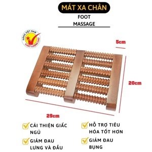 Dụng cụ massage chân bằng gỗ - 6 hàng