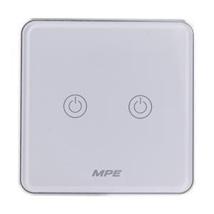 Mặt 2 công tắc vuông Zigbee SWV2/ZB