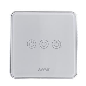 Mặt 3 công tắc vuông Zigbee SWV3/ZB