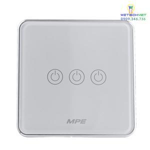 Mặt 3 công tắc vuông Zigbee SWV3/ZB